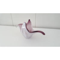 Murano schaal - paars glas